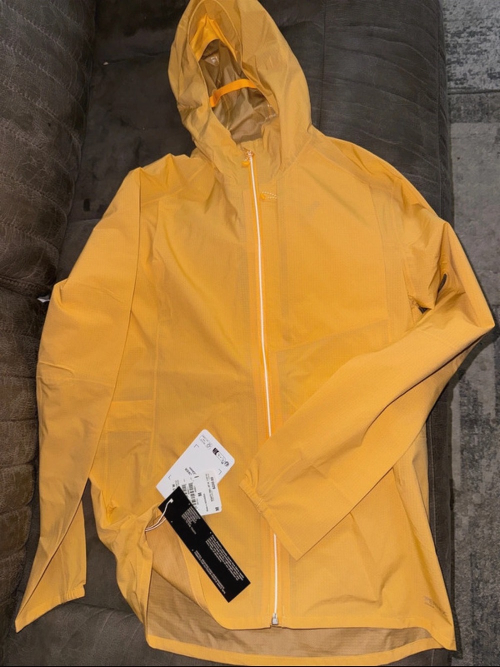 Salomon (RARE) Women’s Hooded Utility Jacket - Mustard Yellow - Picture 2 of 8